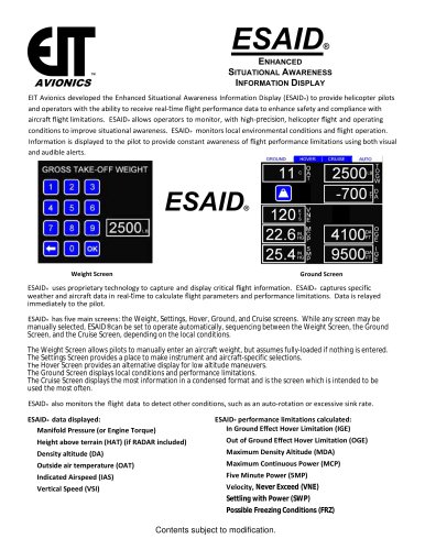 Brochure ESAID