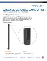 BAGGAGE CAROUSEL CAMERA POST SURVEILLANCE CAMERA HOUSING