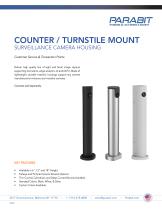 COUNTER / TURNSTILE MOUNT SURVEILLANCE CAMERA HOUSING