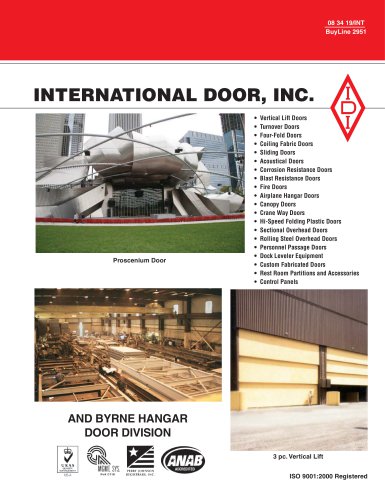 INTERNATIONAL DOOR, INC.