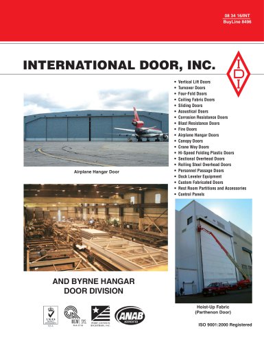 INTERNATIONAL DOOR, INC.