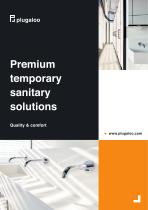 Plugaloo - temporary airport toilets