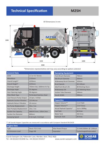 M25H Technical Specification