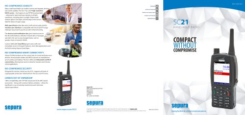 SC21 HAND-HELD RADIO