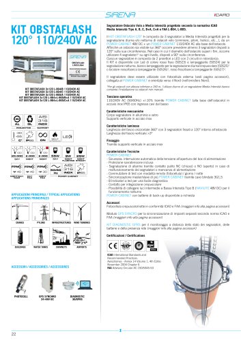 KIT OBSTAFLASH 120° 110/240V AC