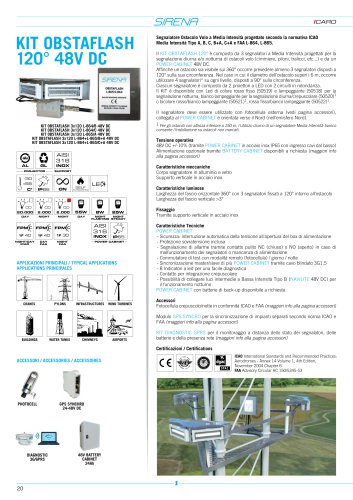 KIT OBSTAFLASH 120° 48V DC