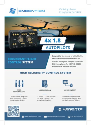 Veronte Autopilot 4x v1.8 Datasheet-ENG HR_Print