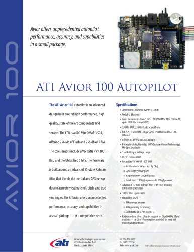 ATI Avior 100 Autopilot