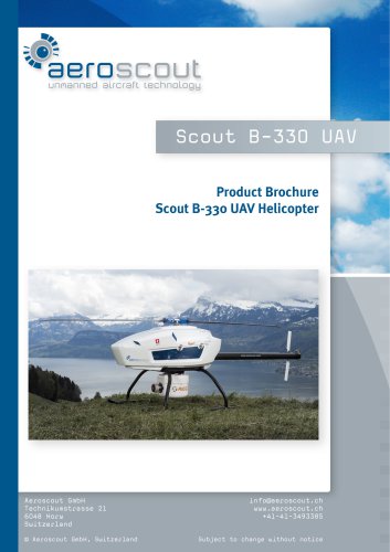 Scout B-330 UAV Helicopter