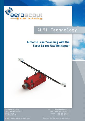 UAV Laser Scanning with ALMI Technology