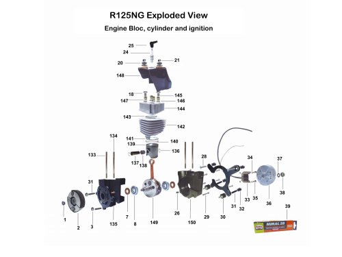 R125NG Exploded View