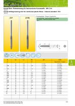 Combi drilling/reaming tool for reinforced plastic fibres Z=4