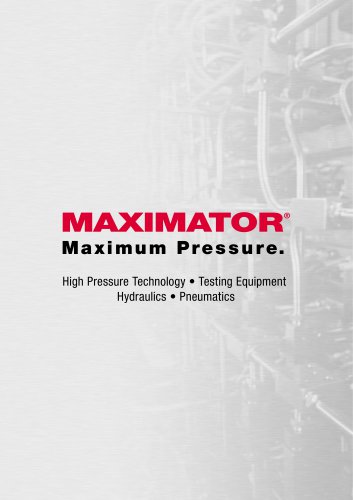 Maximator Image brochure