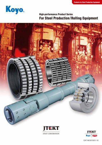 B1001E High Performance Product series for steelmaking and rolling equipment