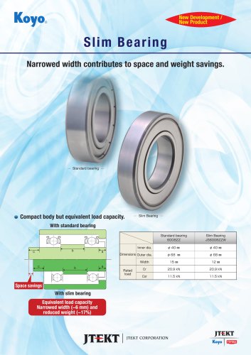 B1021E Slim Bearing