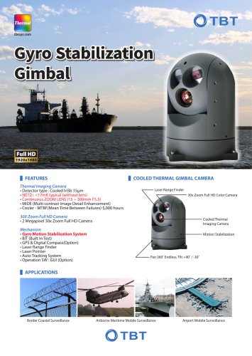 2017 Gyro Stabilization Gimbal (SR-Z400)