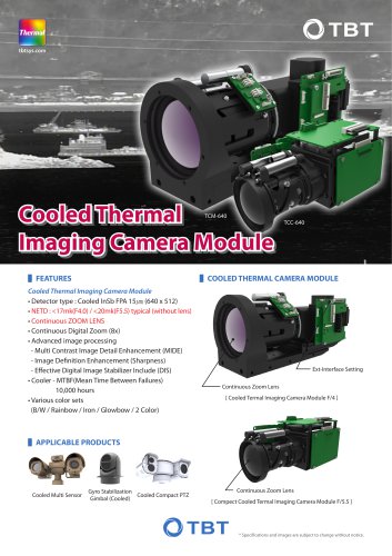 Cooled Thermal Imaging Camera Module