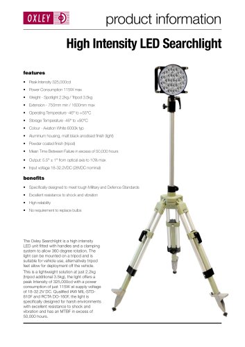 High Intensity LED Searchlight