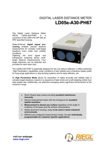 RIEGL LD05e-A30-PH67