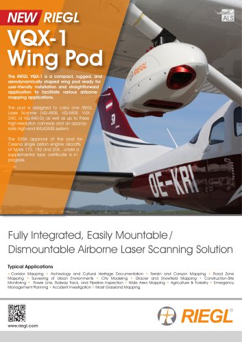 RIEGL VQX-1 Wing Pod