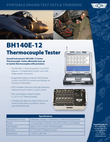 BH140E-12 Thermocouple Tester