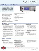 1865+ Megohmmeter/IR Tester