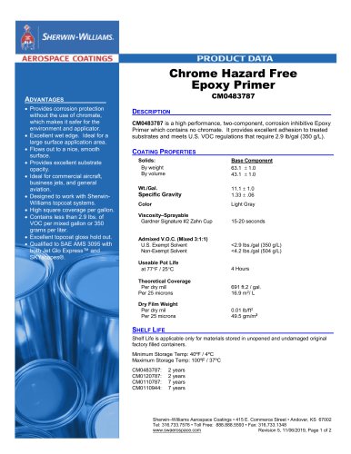 Chrome Hazard Free Epoxy Primer CM0483787