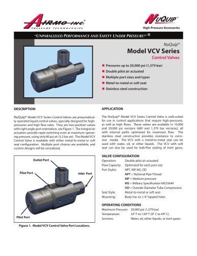 NuQuip®Model VCV Series