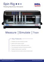 Portable rotating machinery simulation