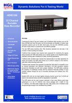 Rack-based or desktop, 32-channel high-speed data recorder