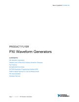 PXI Waveform Generators