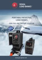 DEKAL PORTABLE LOAD BANKS GENERAL CATALOGUE