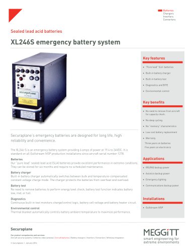 XL246S emergency battery system