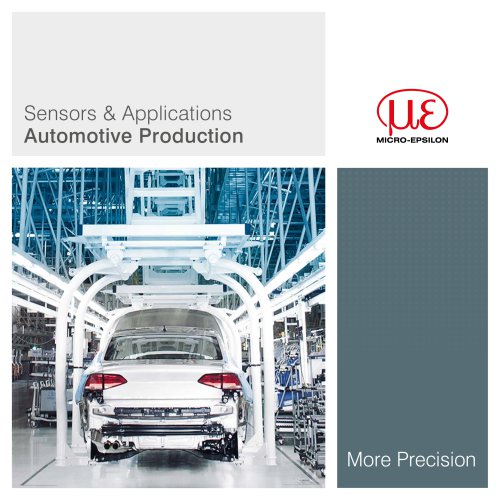 Sensors & Applications Automotive Production