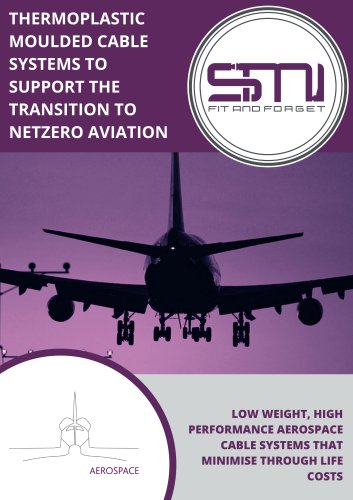 THERMOPLASTIC MOULDED CABLE SYSTEMS TO SUPPORT THE TRANSITION TO NETZERO AVIATION