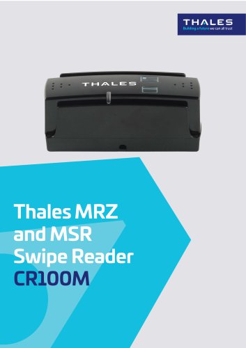 2020 Thales Gemalto MRZ and MSR Swipe Reader CR100M