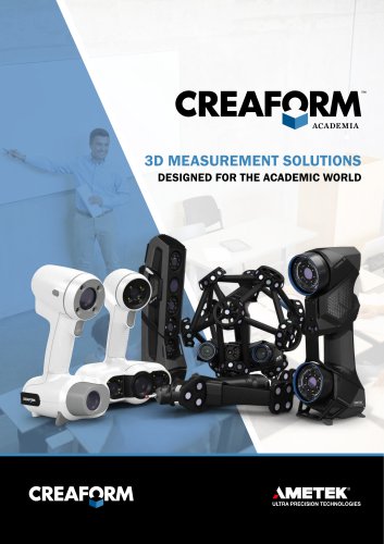 3D MEASUREMENT SOLUTIONS DESIGNED FOR THE ACADEMIC WORLD