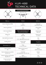 KUR-400 Technical data