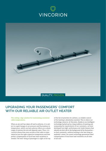 Vincorion component heater