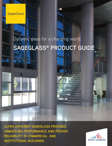 SAGEGLASS® PRODUCT GUIDE