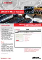 SPECTRO Metal Database