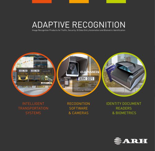 ADAPTIVE RECOGNITION Image Recognition Products for Traffic, Security, ID Data Entry Automation and Biometric Identification