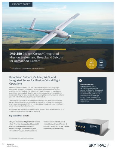 IMS-350™ Product Sheet