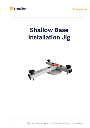 Shallow Base Installation Jig