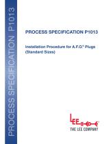 Installation Process Specification P1013