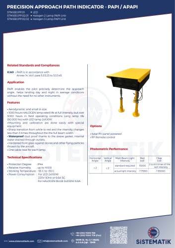 PRECISION APPROACH PATH INDICATOR - PAPI / APAPI