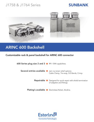 ARINC 600 Backshell