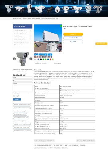 Low Altitude Target Surveillance Radar