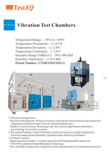 Vibration Test Chambers