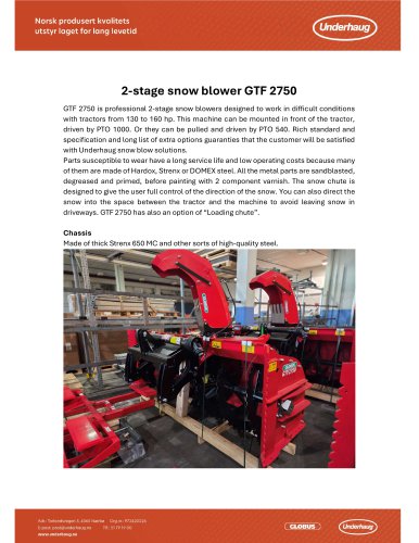 GTF 2750